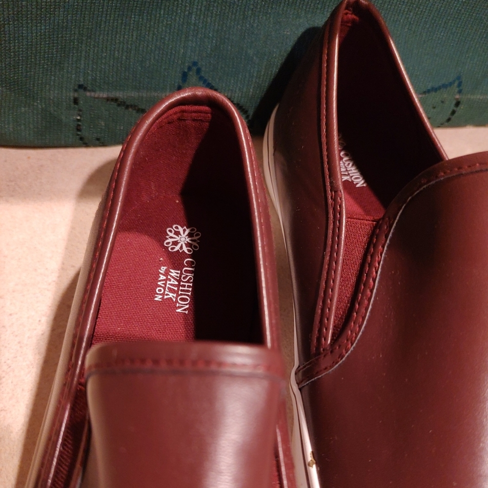 Cushion Walk autumn slip-on Sneaker boat shoe style 2018 Wine size 9